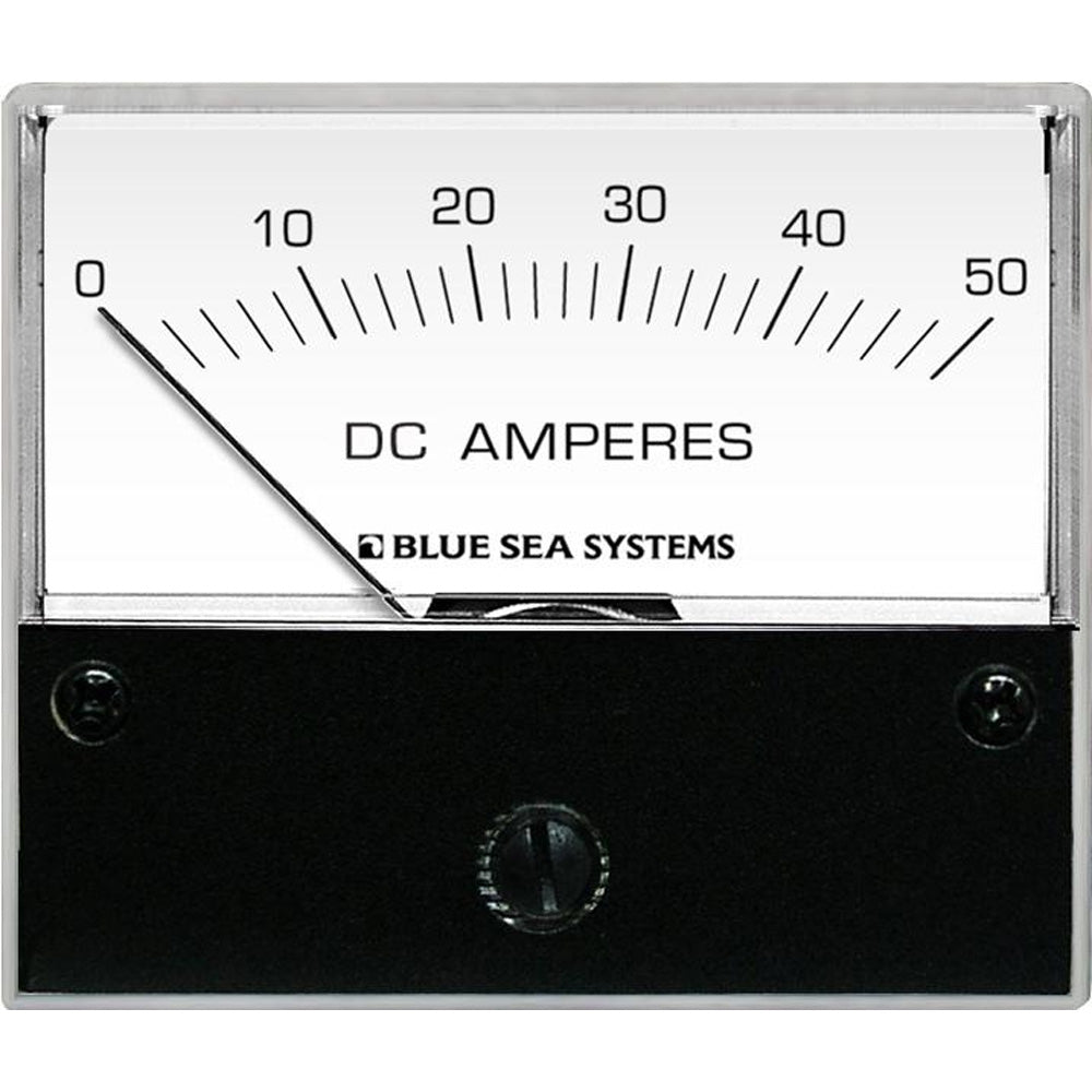 Blue Sea 8022 DC Analog Ammeter - 2-3/4 Face, 0-50 AMP DC [8022] - BuoyMart.com  Meters & Monitoring Blue Sea Systems