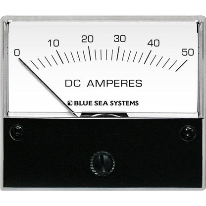 Blue Sea 8022 DC Analog Ammeter - 2-3/4 Face, 0-50 AMP DC [8022] - BuoyMart.com  Meters & Monitoring Blue Sea Systems