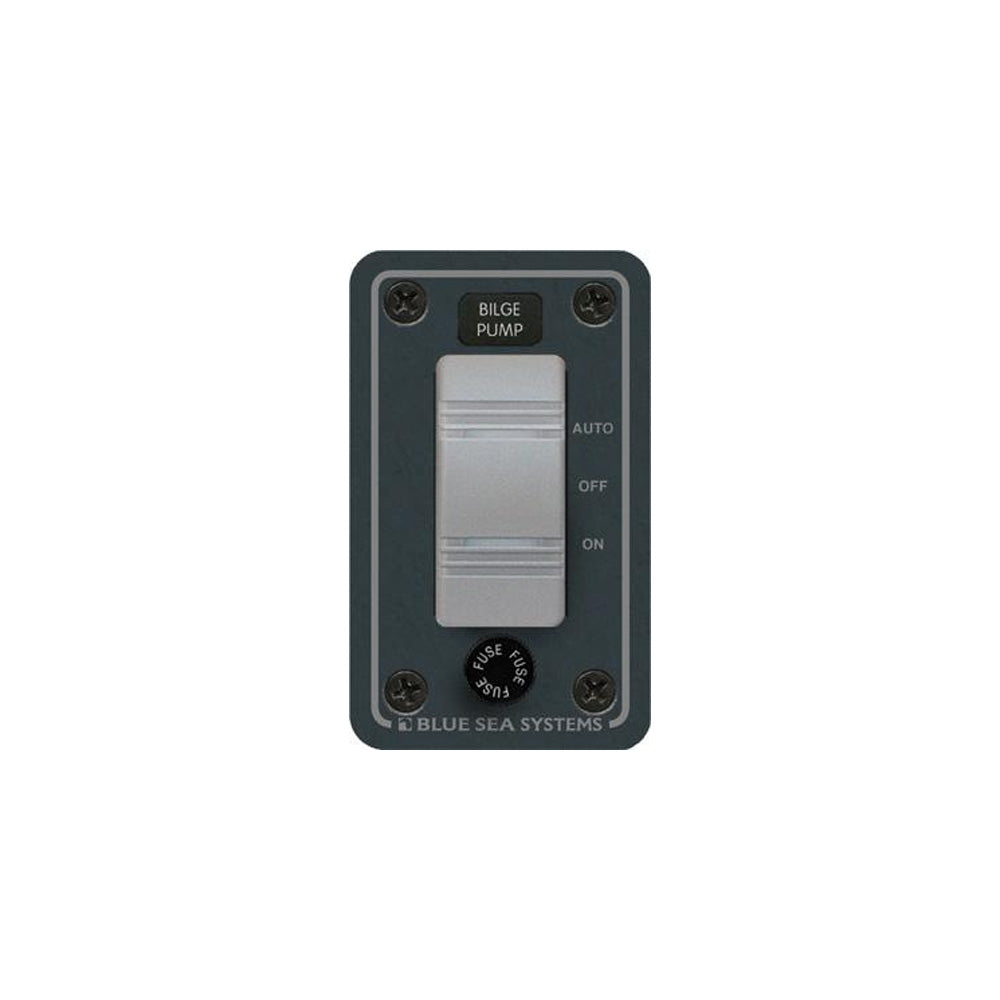 Blue Sea 8263 Contura Single Bilge Pump Control Panel [8263] - BuoyMart.com  Switches & Accessories Blue Sea Systems