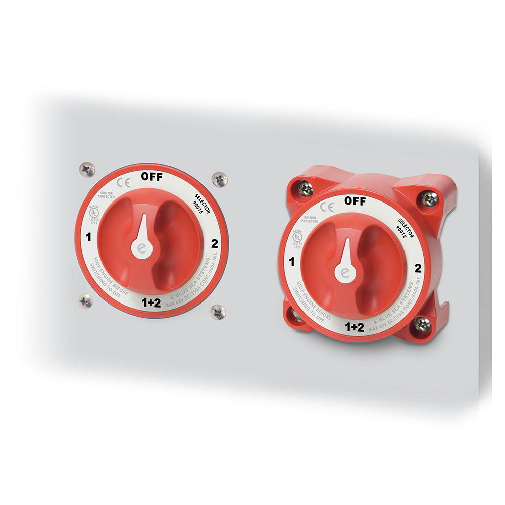 Blue Sea 9003e e-Series Battery Switch Single Circuit ON/OFF [9003E] - BuoyMart.com  Battery Management Blue Sea Systems
