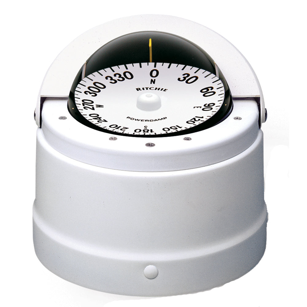 Ritchie DNW-200 Navigator Compass - Binnacle Mount - White [DNW-200] - BuoyMart.com  Compasses Ritchie