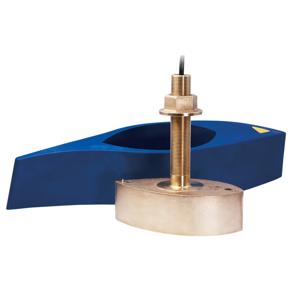 Furuno 526T-HDD Bronze Broadband Thru-Hull Transducer w/Temp, Built-In Diplexer & Hi-Speed Fairing Block 1kW (10-Pin) [526TID-HDD] - BuoyMart.com  Transducers Furuno