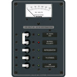 Blue Sea 8043 AC Main +3 Positions Toggle Circuit Breaker Panel - White Switches [8043] - BuoyMart.com  Electrical Panels Blue Sea Systems