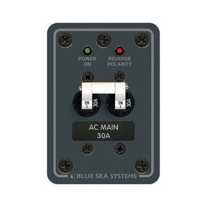 Blue Sea 8077 AC Main Only Toggle Circuit Breaker Panel [8077] - BuoyMart.com  Electrical Panels Blue Sea Systems