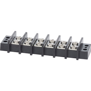 Blue Sea 2606 Terminal Black 65AMP - 6 Circuit [2606] - BuoyMart.com  Busbars, Connectors & Insulators Blue Sea Systems