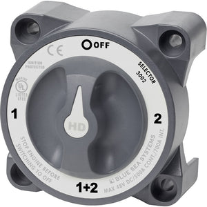 Blue Sea 3002 HD-Series Battery Switch Selector [3002] - BuoyMart.com  Battery Management Blue Sea Systems