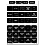 Blue Sea 4216 Square Format Label Set - 60 [4216] - BuoyMart.com  Switches & Accessories Blue Sea Systems