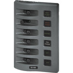 Blue Sea 4306 WeatherDeck Water Resistant Fuse Panel - 6 Position - Grey [4306] - BuoyMart.com  Electrical Panels Blue Sea Systems