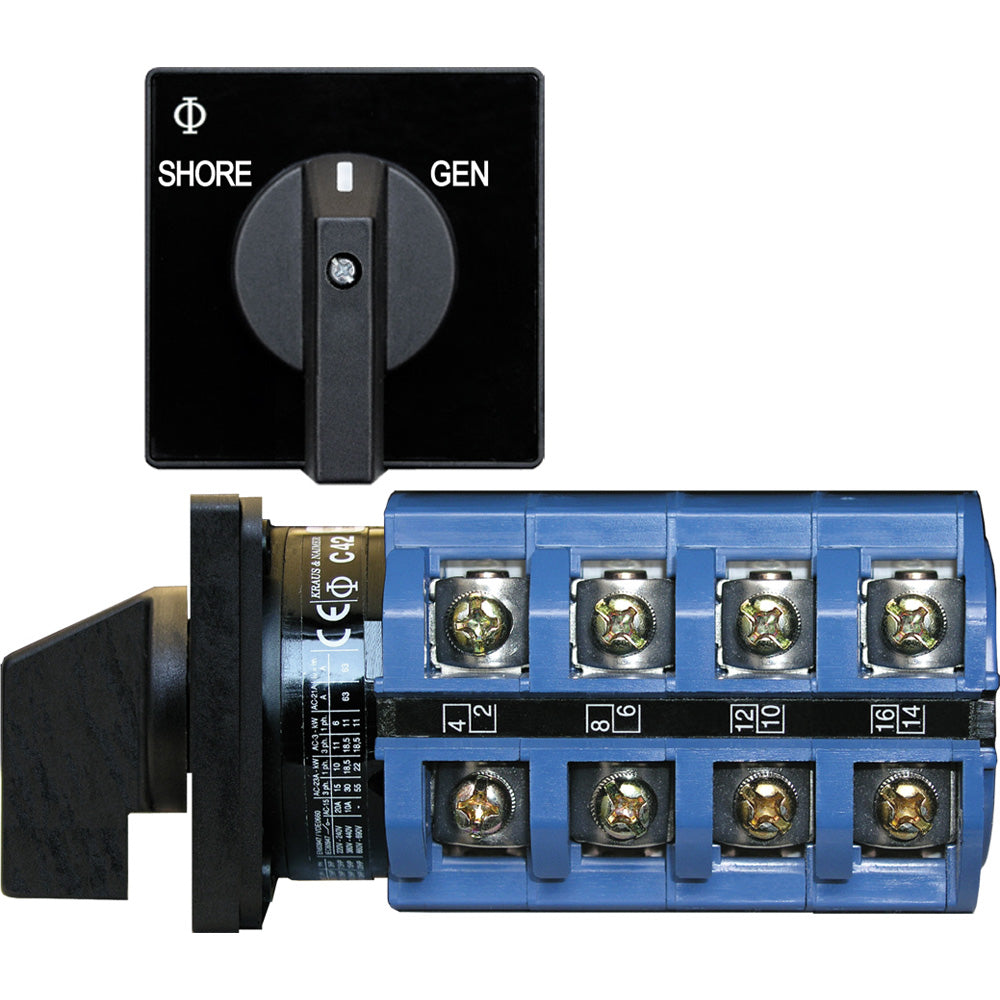 Blue Sea 6337 Switch, AC 120V AC 30A  OFF+2 Position [6337] - BuoyMart.com  Switches & Accessories Blue Sea Systems