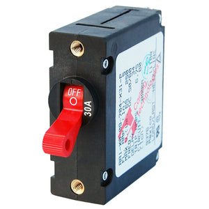 Blue Sea 7221 AC / DC Single Pole Magnetic World Circuit Breaker  -  30 Amp [7221] - BuoyMart.com  Circuit Breakers Blue Sea Systems