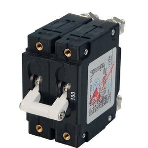 Blue Sea 7258 C-Series Double Pole Circuit Breaker - 100A [7258] - BuoyMart.com  Circuit Breakers Blue Sea Systems
