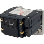 Blue Sea 7475 C-Series Flat Rocker Circuit Breakers, Single and Double Pole  -  150 Amp [7475] - BuoyMart.com  Circuit Breakers Blue Sea Systems
