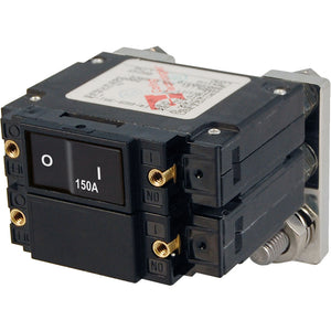 Blue Sea 7475 C-Series Flat Rocker Circuit Breakers, Single and Double Pole  -  150 Amp [7475] - BuoyMart.com  Circuit Breakers Blue Sea Systems