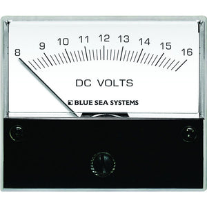 Blue Sea 8003 DC Analog Voltmeter - 2-3/4" Face, 8-16 Volts DC [8003] - BuoyMart.com  Meters & Monitoring Blue Sea Systems