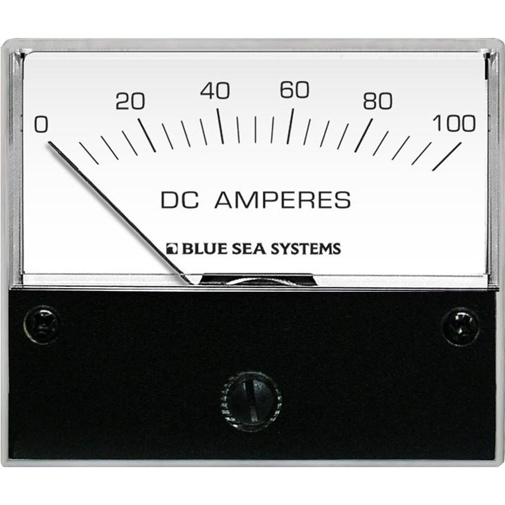 Blue Sea 8017 DC Analog Ammeter - 2-3/4" Face, 0-100 Amperes DC [8017] - BuoyMart.com  Meters & Monitoring Blue Sea Systems