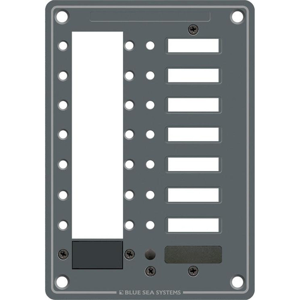 Blue Sea 8087 8 Position DC C-Series Panel - Blank [8087] - BuoyMart.com  Circuit Breakers Blue Sea Systems