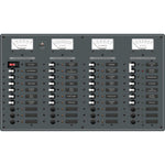 Blue Sea 8095 AC Main +8 Positions / DC Main +29 Positions Toggle Circuit Breaker Panel   (White Switches) [8095] - BuoyMart.com  Electrical Panels Blue Sea Systems