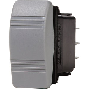 Blue Sea 8231 Water Resistant Contura III Switch - OFF-(ON) - Grey [8231] - BuoyMart.com  Switches & Accessories Blue Sea Systems