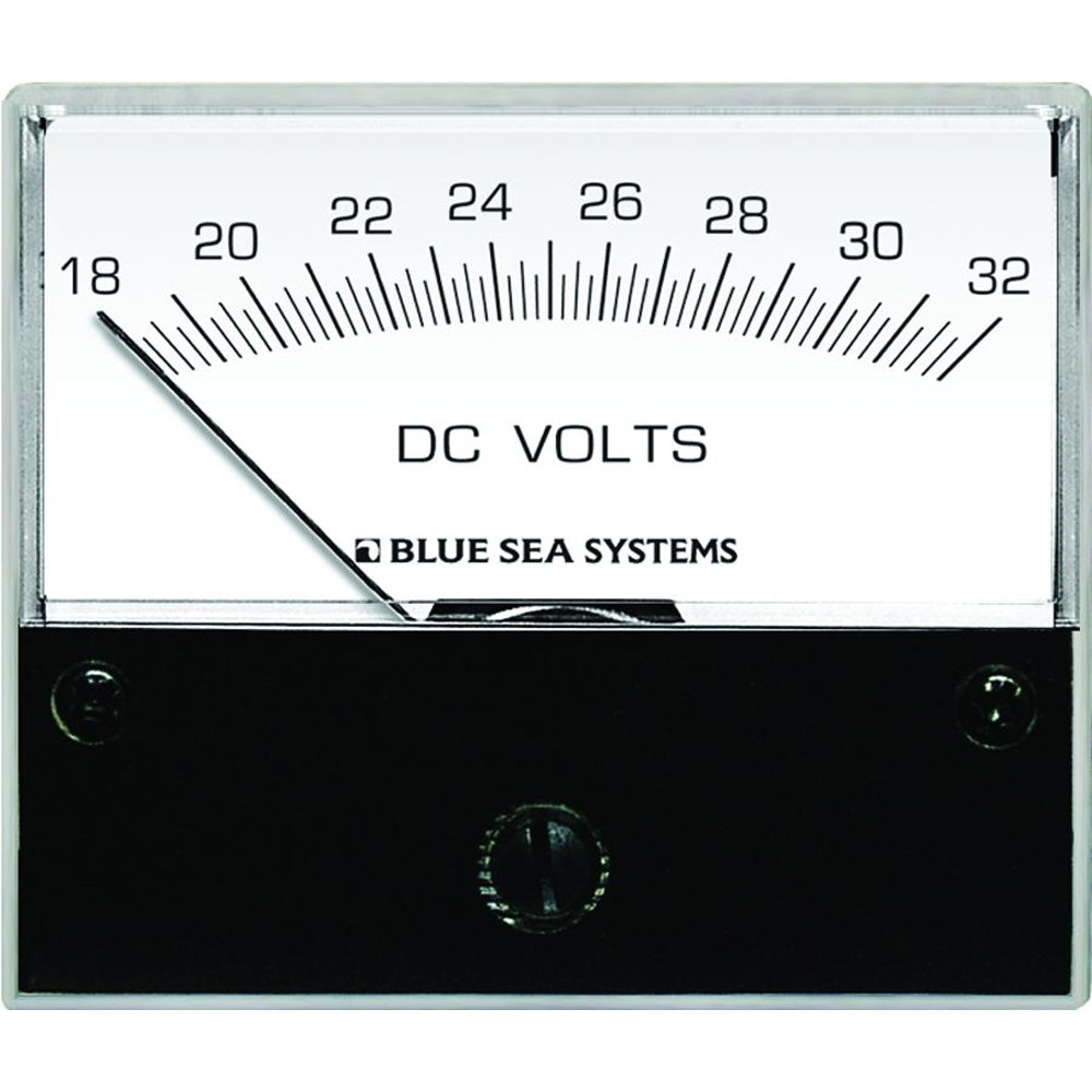 Blue Sea 8240 DC Analog Voltmeter - 2-3/4" Face, 18-32 Volts DC [8240] - BuoyMart.com  Meters & Monitoring Blue Sea Systems
