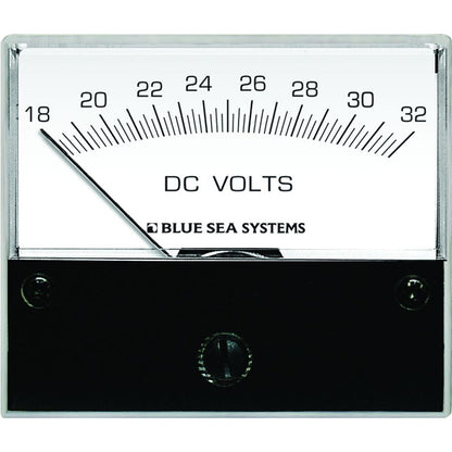 Blue Sea 8240 DC Analog Voltmeter - 2-3/4" Face, 18-32 Volts DC [8240] - BuoyMart.com  Meters & Monitoring Blue Sea Systems