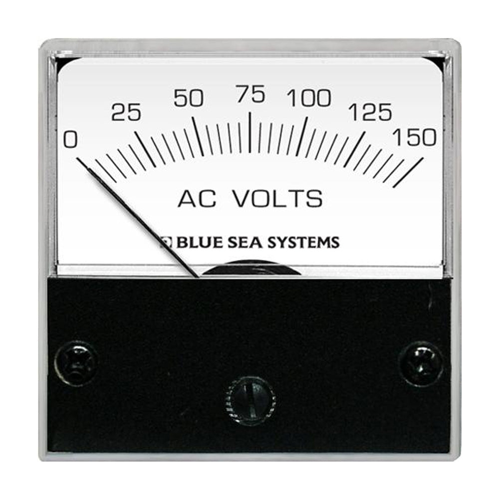 Blue Sea 8244 AC Analog Micro Voltmeter - 2" Face, 0-150 Volts AC [8244] - BuoyMart.com  Meters & Monitoring Blue Sea Systems
