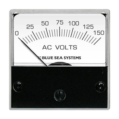 Blue Sea 8244 AC Analog Micro Voltmeter - 2" Face, 0-150 Volts AC [8244] - BuoyMart.com  Meters & Monitoring Blue Sea Systems