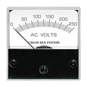 Blue Sea 8245 AC Analog Micro Voltmeter - 2" Face, 0-250 Volts AC [8245] - BuoyMart.com  Meters & Monitoring Blue Sea Systems