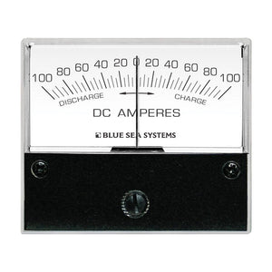 Blue Sea 8253 DC Zero Center Analog Ammeter - 2-3/4" Face, 100-0-100 Amperes DC [8253] - BuoyMart.com  Meters & Monitoring Blue Sea Systems