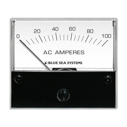 Blue Sea 8258 AC Analog Ammeter - 2-3/4" Face, 0-100 Amperes AC [8258] - BuoyMart.com  Meters & Monitoring Blue Sea Systems