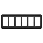 Blue Sea 8260 6 Position Contura Switch Mounting Panels [8260] - BuoyMart.com  Switches & Accessories Blue Sea Systems