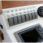 Blue Sea 8271 Water Resistant Panel - 8 Position - White - Horizontal Mount [8271] - BuoyMart.com  Electrical Panels Blue Sea Systems