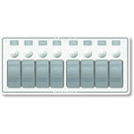 Blue Sea 8271 Water Resistant Panel - 8 Position - White - Horizontal Mount [8271] - BuoyMart.com  Electrical Panels Blue Sea Systems
