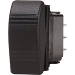 Blue Sea 8290 Water Resistant Contura III Switch - (ON)-OFF-(ON) - Black [8290] - BuoyMart.com  Switches & Accessories Blue Sea Systems