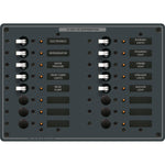 Blue Sea 8377 Panel DC 16 Position [8377] - BuoyMart.com  Electrical Panels Blue Sea Systems