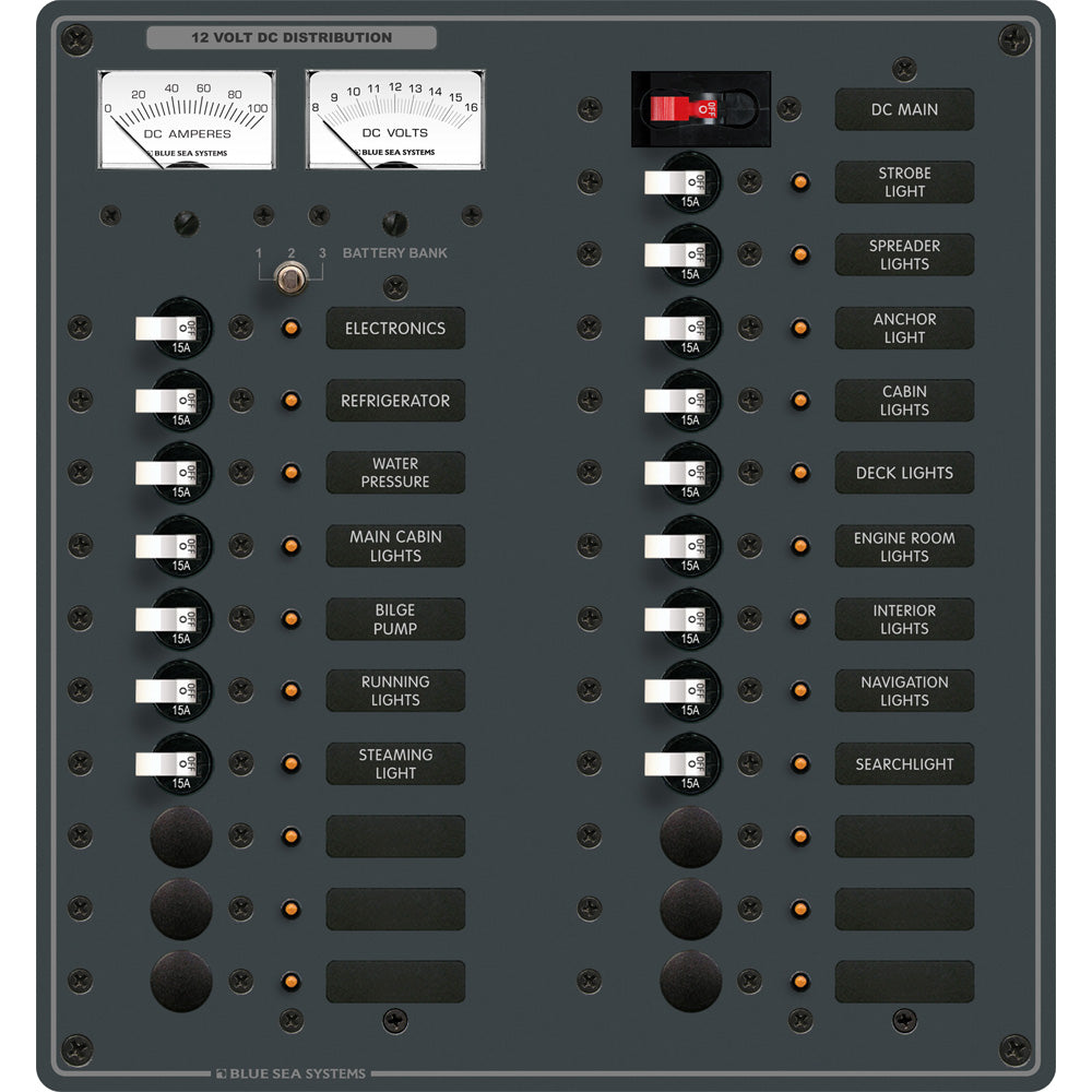 Blue Sea 8380 DC Main + 22 Position [8380] - BuoyMart.com  Electrical Panels Blue Sea Systems