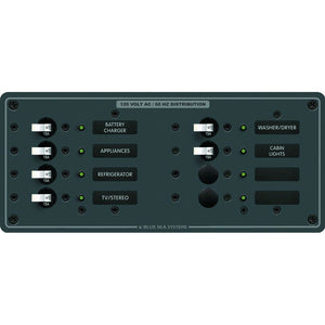Blue Sea 8411 AC 8 Position [8411] - BuoyMart.com  Electrical Panels Blue Sea Systems