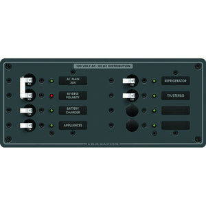 Blue Sea 8412 AC Main + 6 Positions - White [8412] - BuoyMart.com  Electrical Panels Blue Sea Systems