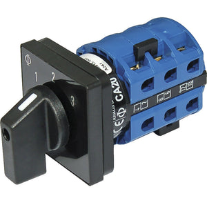 Blue Sea 9010 Switch, AV 120VAC 32A OFF +3 Positions [9010] - BuoyMart.com  Switches & Accessories Blue Sea Systems