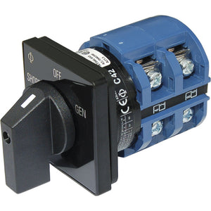 Blue Sea 9011 Switch, AV 120VAC 65A OFF +2 Positions [9011] - BuoyMart.com  Switches & Accessories Blue Sea Systems