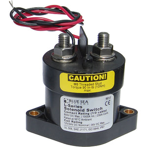 Blue Sea 9012 L Solenoid Switch - 12-24VDC - 250A [9012] - BuoyMart.com  Battery Management Blue Sea Systems