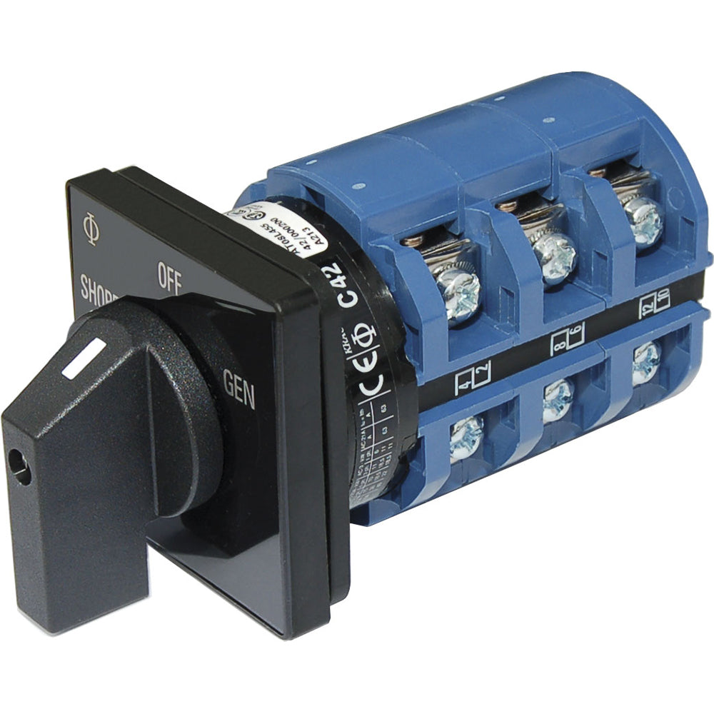 Blue Sea 9019 Switch, AC 240VAC 63A OFF +2 Positions [9019] - BuoyMart.com  Switches & Accessories Blue Sea Systems