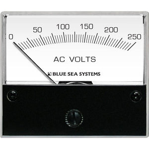 Blue Sea 9354 AC Analog Voltmeter 0-250 Volts AC [9354] - BuoyMart.com  Meters & Monitoring Blue Sea Systems