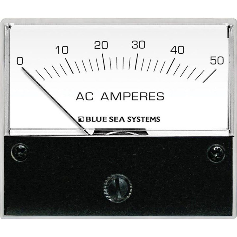 Blue Sea 9630 AC Analog Ammeter  0-50 Amperes AC [9630] - BuoyMart.com  Meters & Monitoring Blue Sea Systems