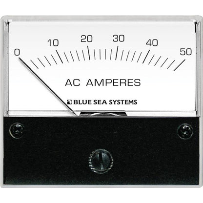 Blue Sea 9630 AC Analog Ammeter  0-50 Amperes AC [9630] - BuoyMart.com  Meters & Monitoring Blue Sea Systems