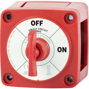 Blue Sea 6005 m-Series (Mini) Battery Switch Single Circuit ON/OFF [6005] - BuoyMart.com  Battery Management Blue Sea Systems
