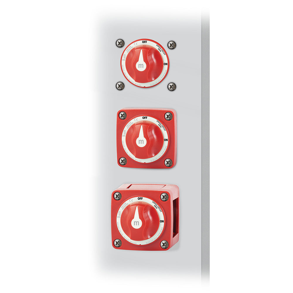 Blue Sea 6006 m-Series (Mini) Battery Switch Single Circuit ON/OFF Red [6006] - BuoyMart.com  Battery Management Blue Sea Systems