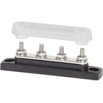 Blue Sea 2315 MiniBus 100 Ampere Common BusBar 4 x 10-32 Stud Terminal with Cover [2315] - BuoyMart.com  Busbars, Connectors & Insulators Blue Sea Systems