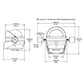 Ritchie HB-845 Helmsman Steel Boat Compass - Bracket Mount - Black [HB-845] - BuoyMart.com  Compasses Ritchie