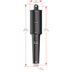 Lenco 102XD Extreme Duty Actuator - 24V - 4-1/4" Stroke - 5/16" Hardware [15067-001] - BuoyMart.com  Trim Tab Accessories Lenco Marine