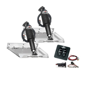 Lenco 18" x 14" Standard Performance Trim Tab Kit w/Standard Tactile Switch Kit 12V [RT18X14] Lenco Marine